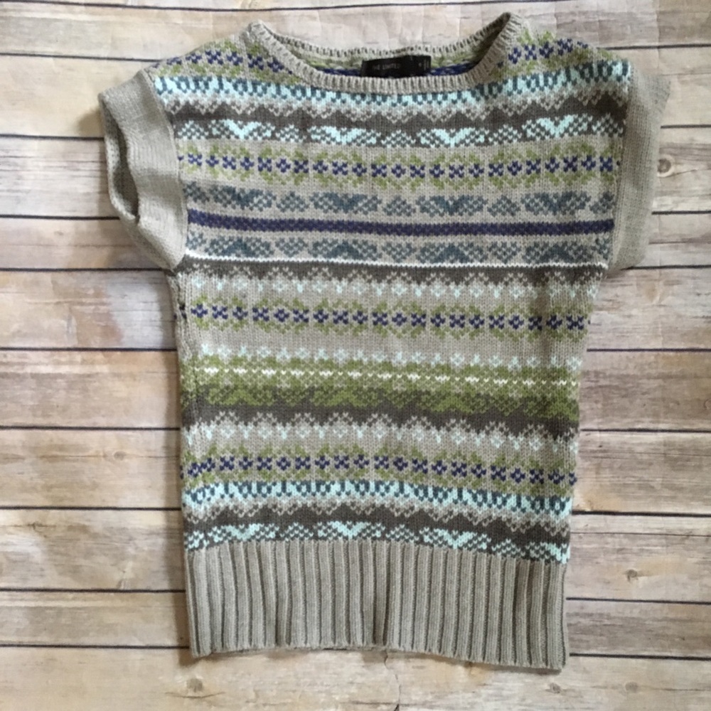 THE LIMITED alpine Nordic print short sleeve